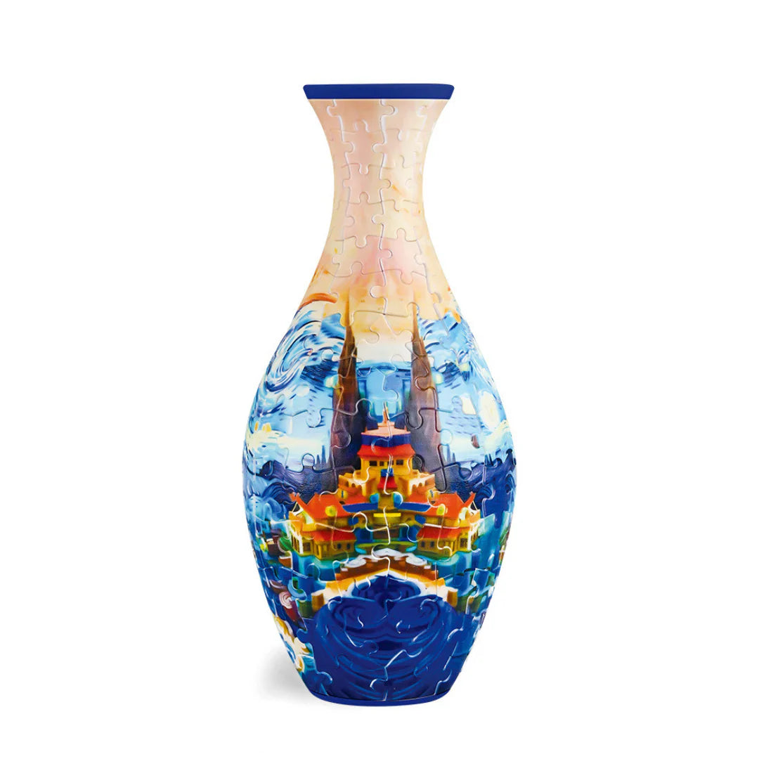 Elegant 3D puzzle vase