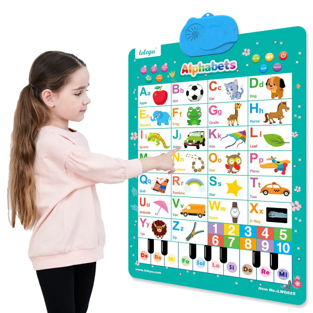 Talking educational board for teaching English to children